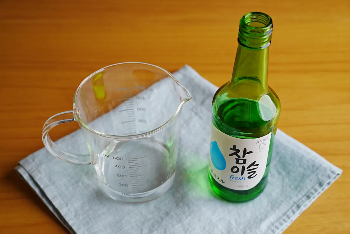 焼酎の準備