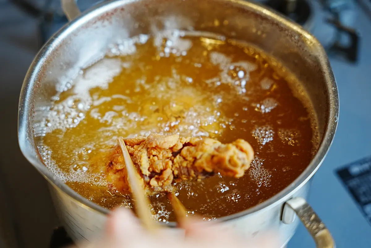 二度揚げ